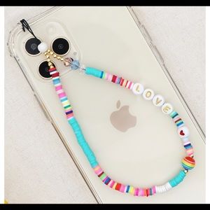 New Boho Colorful Beaded Phone Lanyard